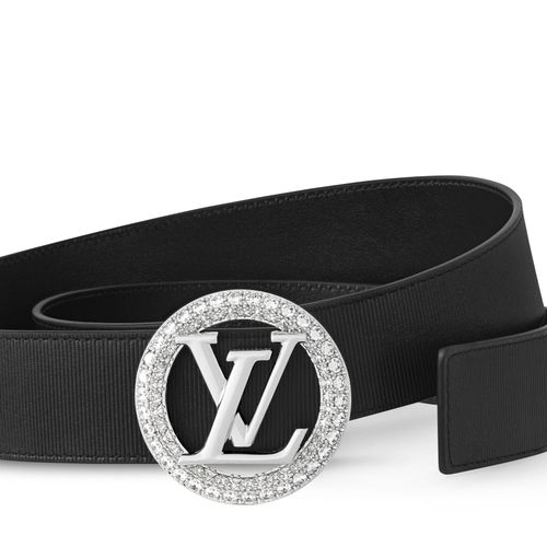 LOUIS VUITTON Ceinture LV Circle Trésor 35 mm réversible