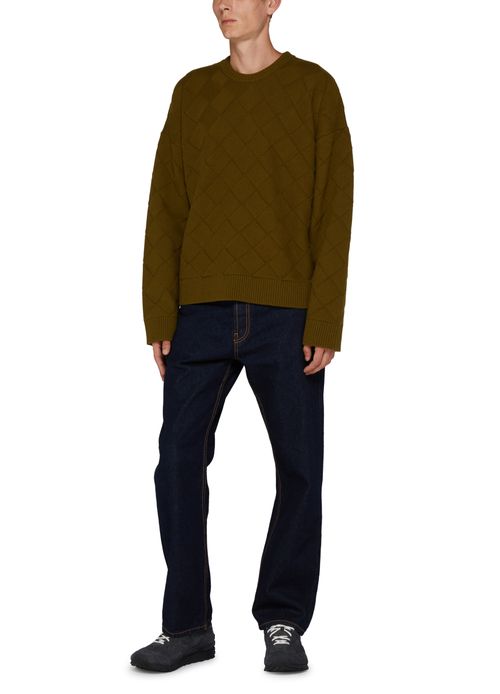 BOTTEGA VENETA Intreccio patterned wool sweater