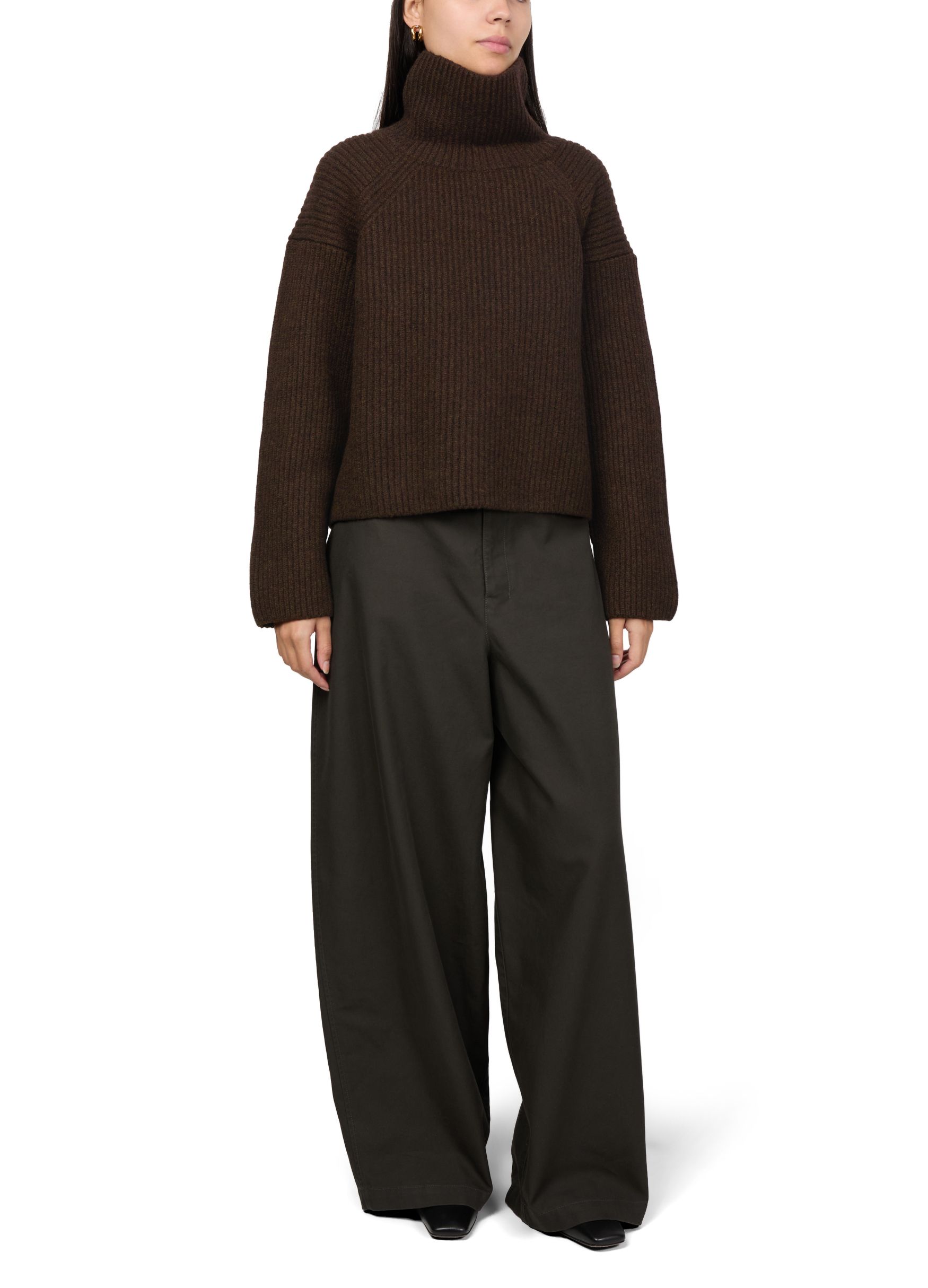 Flynn woolen turtleneck sweater thumbnail 6