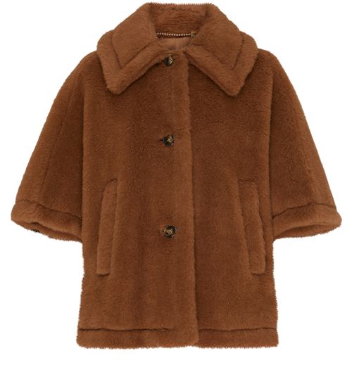MAX MARA Cape Teddy Tenebre