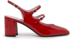 シューズ・サンダルその他 CAREL PARIS Woman Pumps Platinum 332690 08 Beige and black Peche 60mm leather pumps Carel paris - women