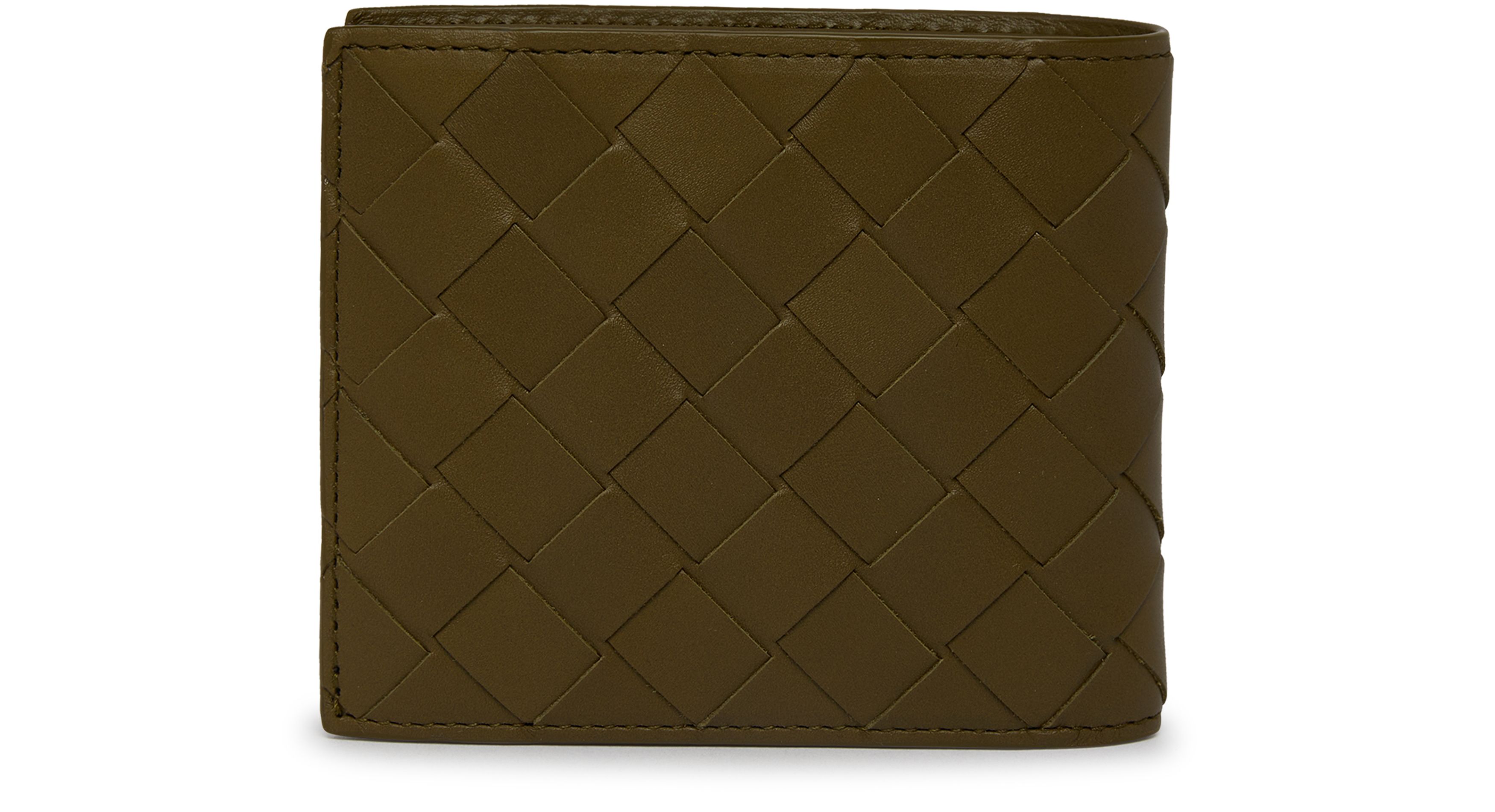 Intrecciato leather wallet thumbnail 4