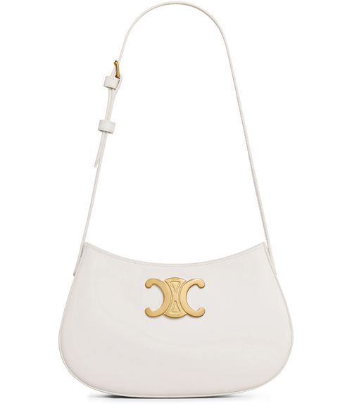 CELINE Medium tilly bag in shiny calfskin