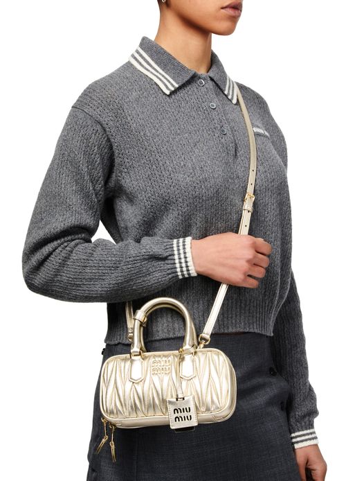 MIU MIU Arcadie quilted nappa leather mini bag