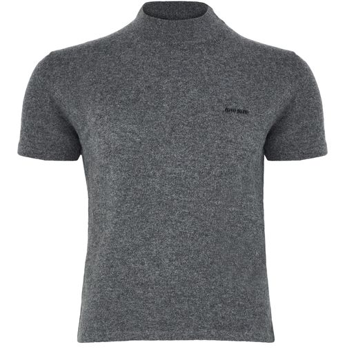 MIU MIU Pull col montant en cachemire