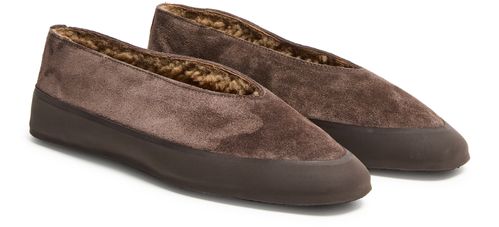 LE MONDE BERYL Suede après-ski ballet flats
