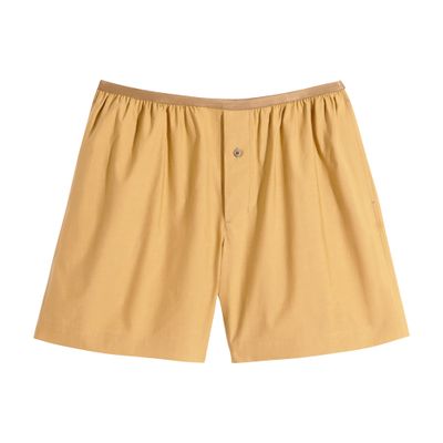 Lemaire Buttoned Elasticated Shorts In Gold
