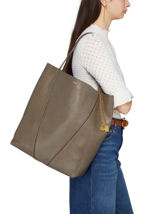CHLOE Cabas-Tasche aus genarbtem Leder Chloe Spin