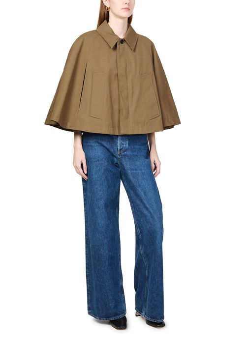 BURBERRY Cotton blend cape