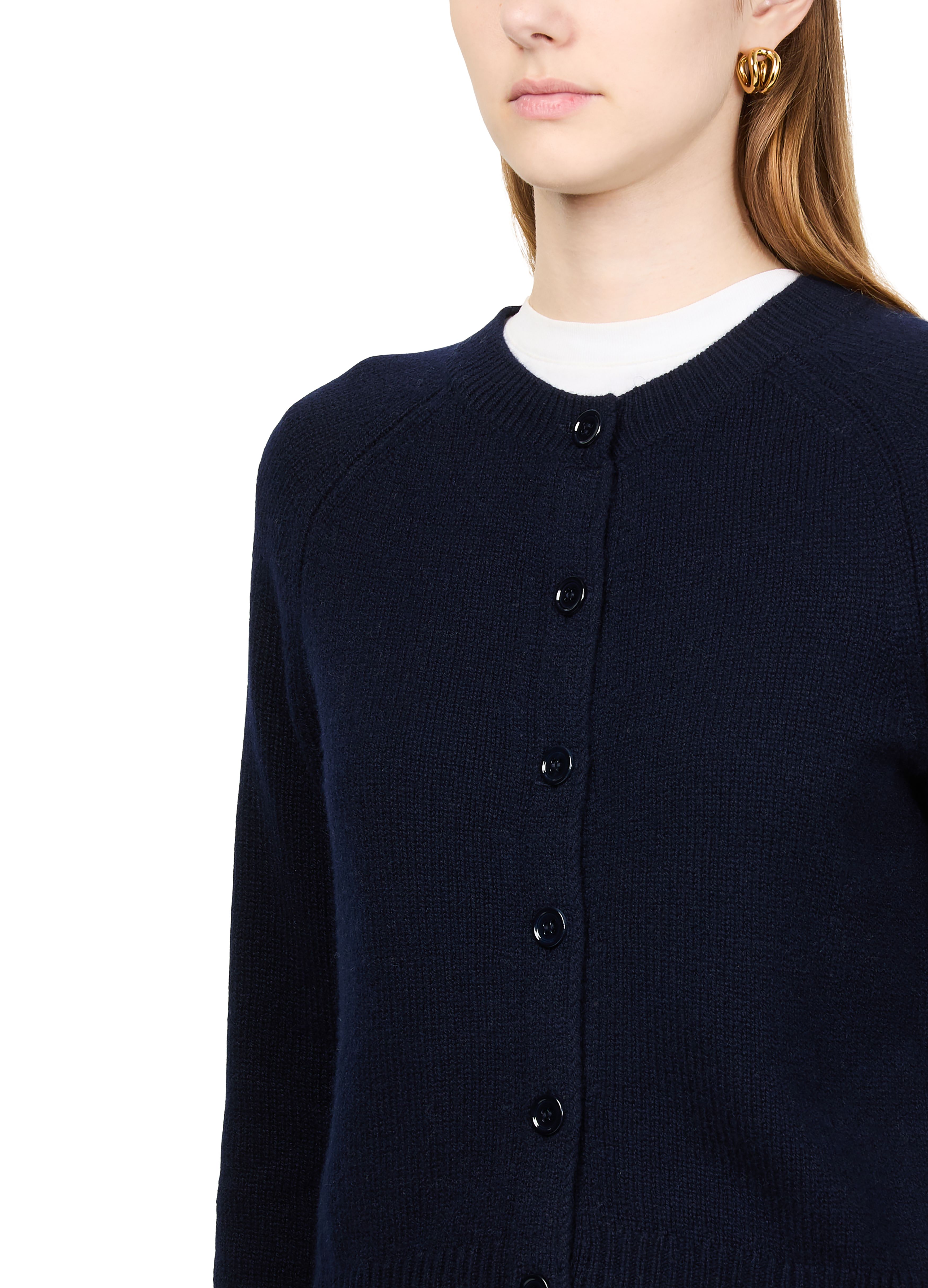 Cardigan with raglan sleeves thumbnail 3