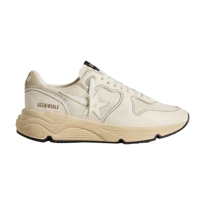 Golden Goose Net Star-print Sneakers In Neutral