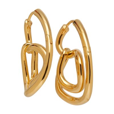 Lasso hoop earrings