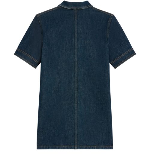 CELINE Workwear-minikleid aus rinsed wash denim