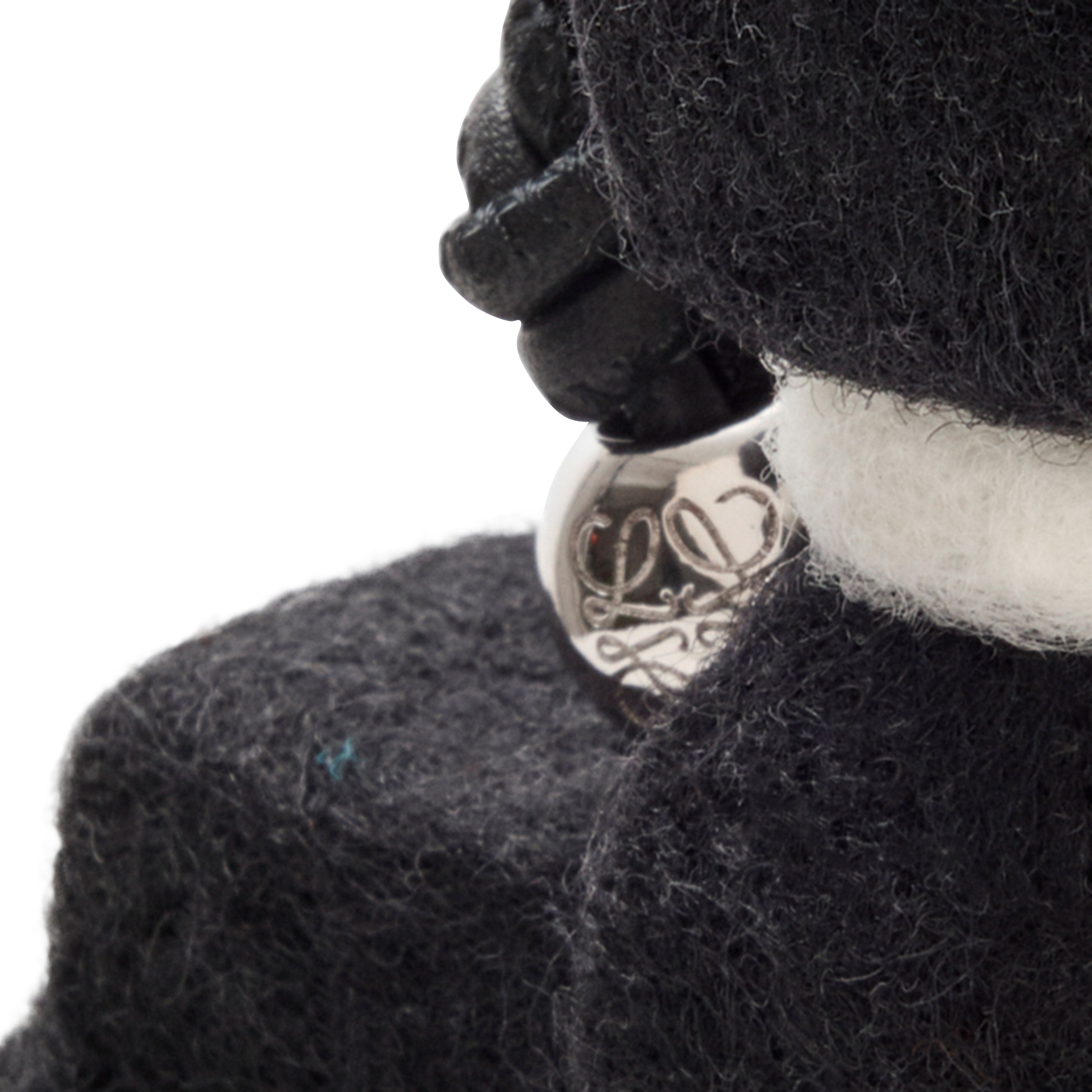 Louis Wain felt cat bag charm thumbnail 4