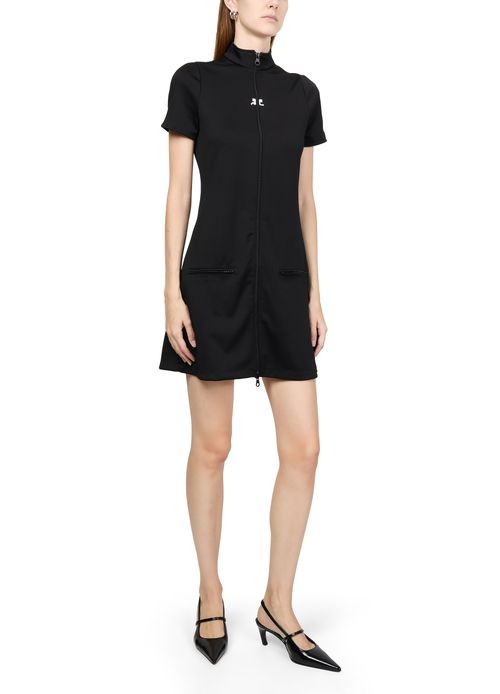 COURREGES Interlock tracksuit mini dress