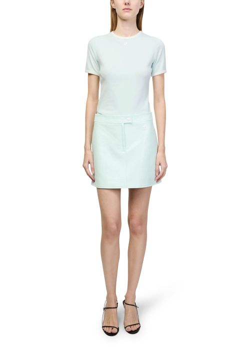 COURREGES Signature contrast t-shirt