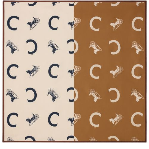 CELINE Square in silk twill