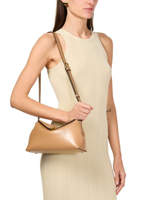TOTEME Pochette en cuir T-Lock