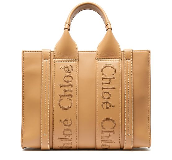 Chloé Woody Small Canvas Tote Bag