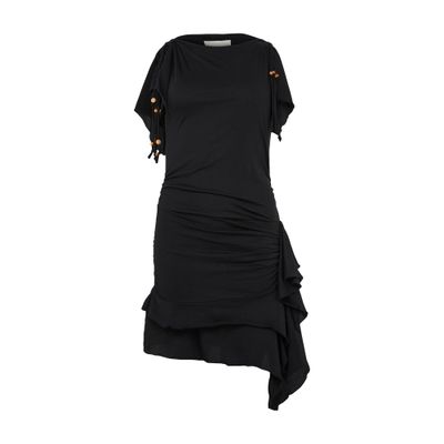 mini dress with cut out detail Alto Low Cut Mini Dress – USA KOOKAÏ