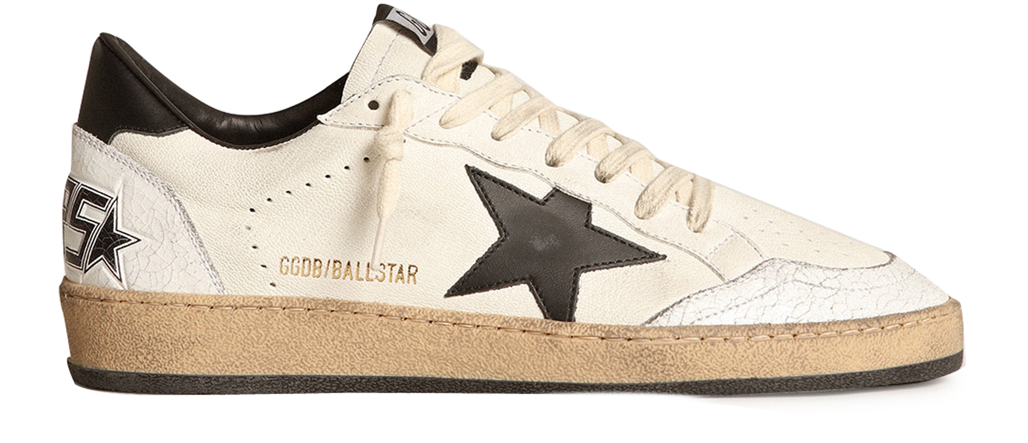 Golden Goose Hombre Blanco Ball-Star Sneakers Talla 45