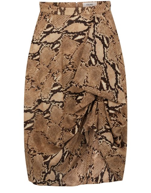 CELINE Draped skirt