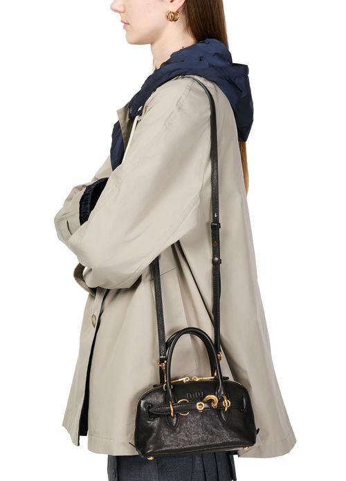 MIU MIU Mini sac à main Aventure en cuir nappa