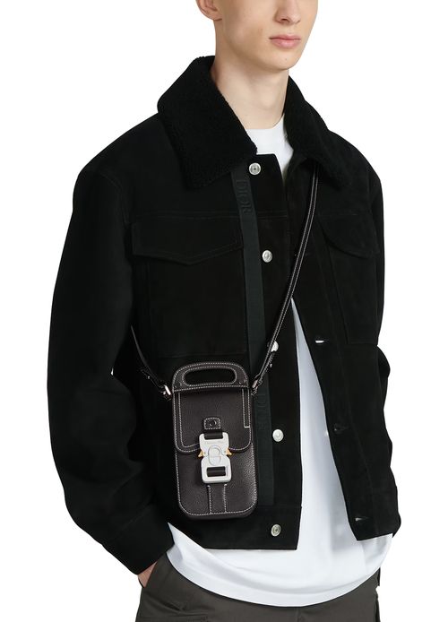 DIOR Saddle Vertical Pouch with Strap