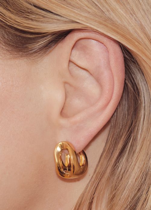 CHARLOTTE CHESNAIS Shima creole earrings