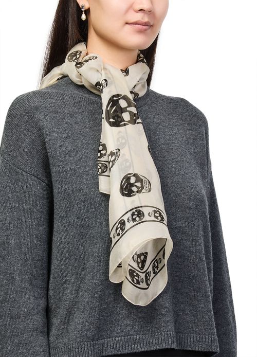 MCQUEEN Skull scarf