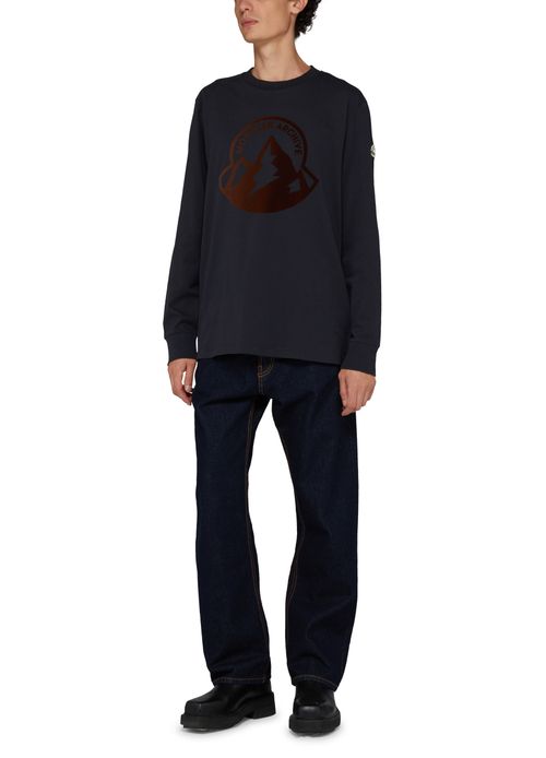 MONCLER Printed long-sleeved t-shirt