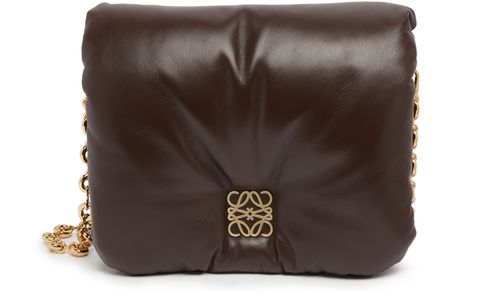 LOEWE Goya Puffer quilted bag