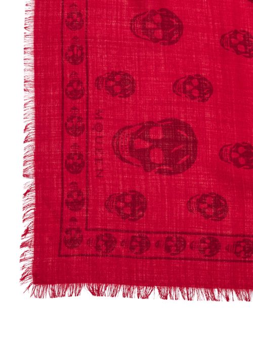 MCQUEEN Skull scarf