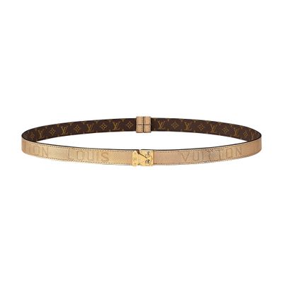 Louis Vuitton Serrures 20mm Belt In Brown