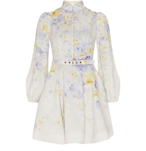 ZIMMERMANN Crush buttoned mini Dress