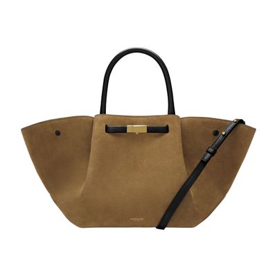 Demellier The Midi New York Tote Bag In Purple