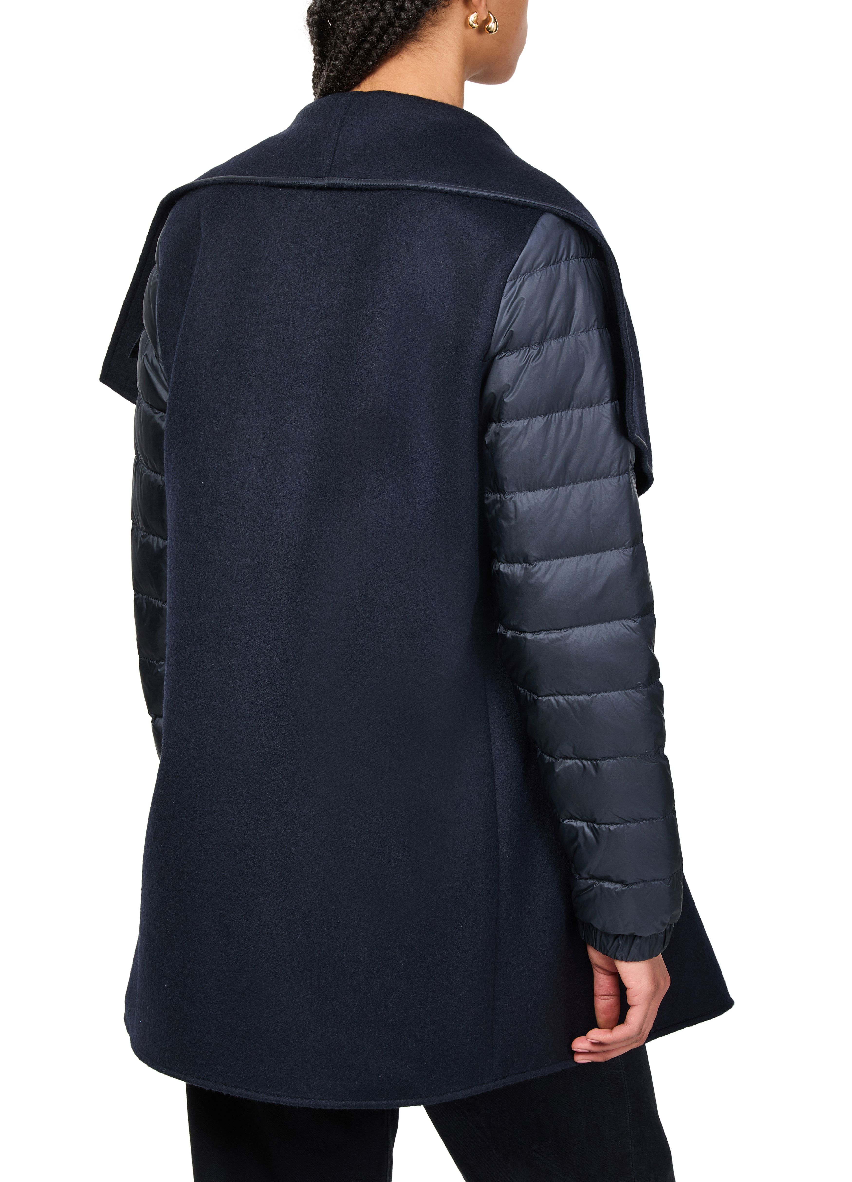 Quilted wool felt cape thumbnail 5