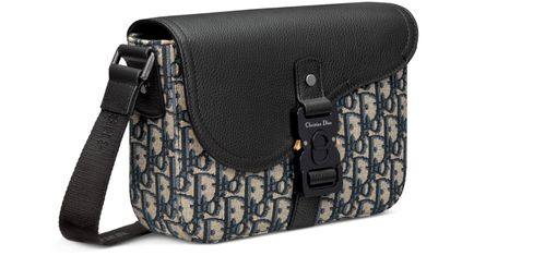 DIOR Kleine Saddle Messenger Tasche mit Umschlagklappe