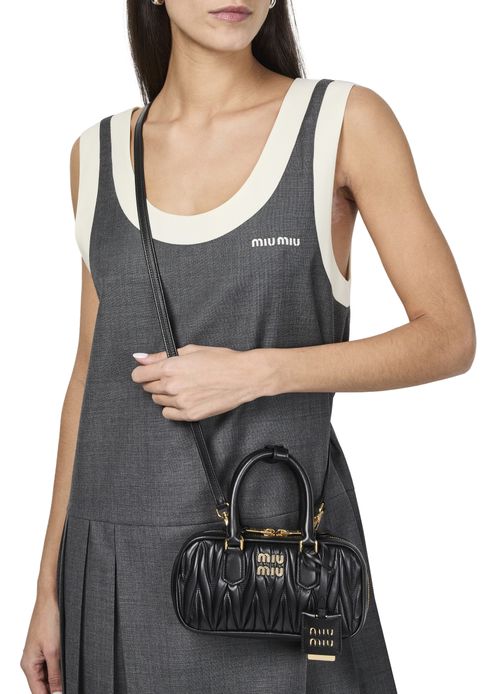 MIU MIU Arcadie quilted nappa leather mini bag