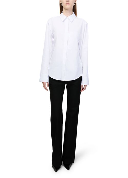 COURREGES 2 Pocket poplin shirt
