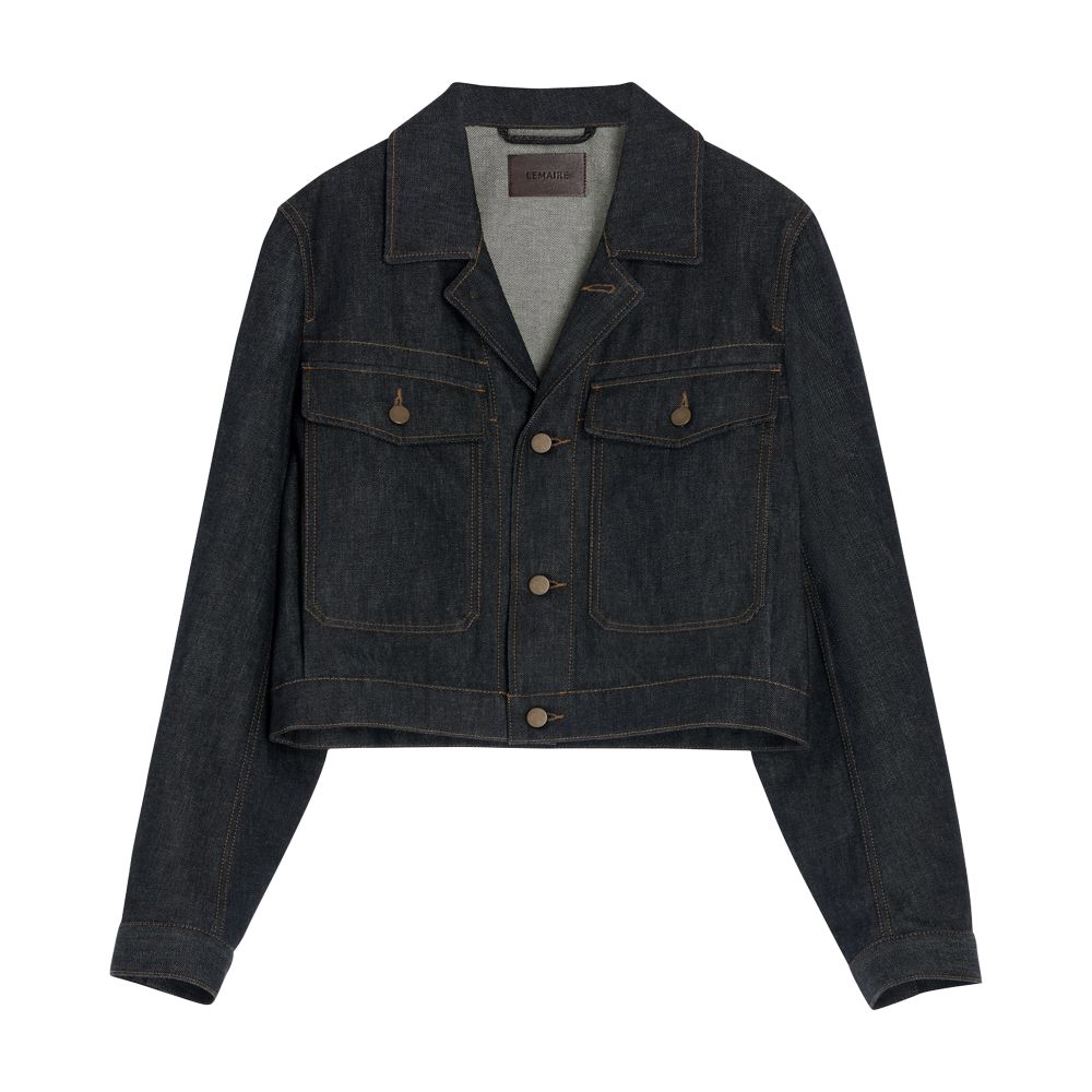Cropped denim jacket thumbnail 7