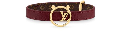 LOUIS VUITTON Bracelet en cuir LV Éclipse