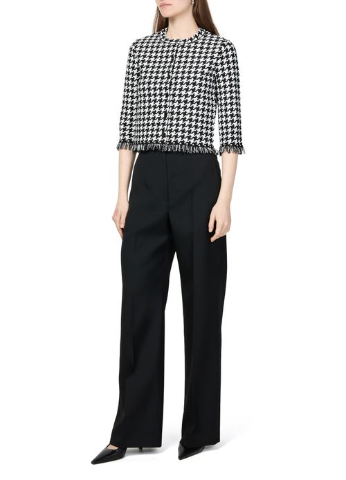 MCQUEEN Houndstooth pattern cardigan