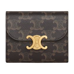 SMALL 【極美品】CELINE TRIOMPHE WALLET FLAP