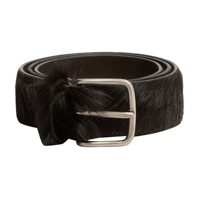 The Row Maxi Classic Belt In Calfskin In Brown