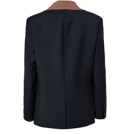MIU MIU Blazer with knitted sleeves