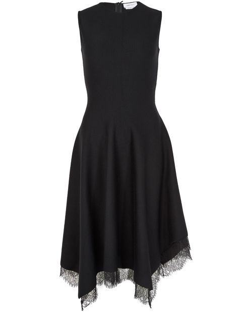 MCQUEEN Lace asymmetric dress