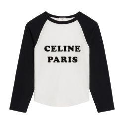 Women's Celine Paris in cotton jersey t-shirt | CELINE | 24S