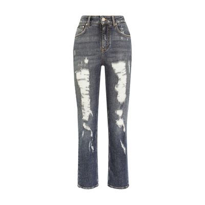 Dolce & Gabbana Distressed Boyfriend Jeans In Combined_colour