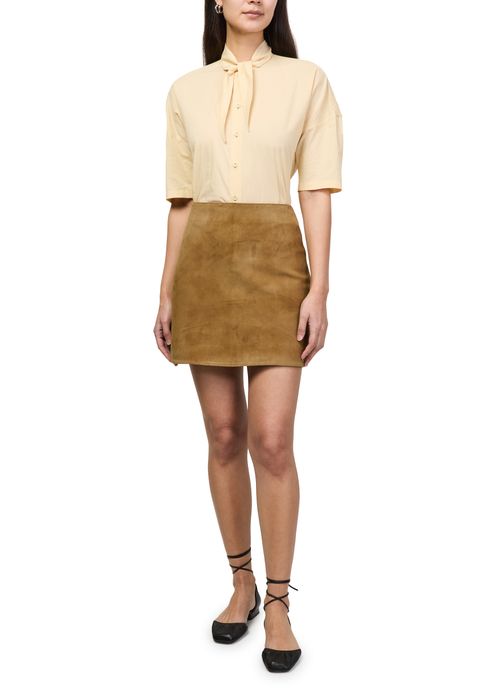 SOEUR Mini jupe en cuir Inno